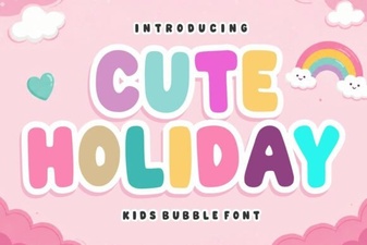 Cute Holiday Font for Creative Projects