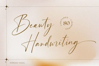 Beauty Handwriting Font for Creative Projects and Design Work